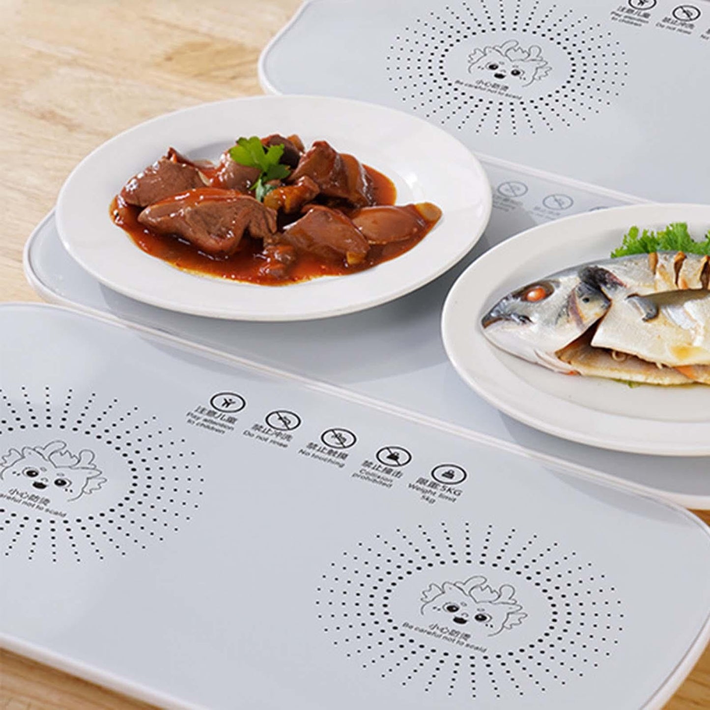 Electric Food Warming Tray Food Dish Warmer for Buffets Housewarming Kitchen