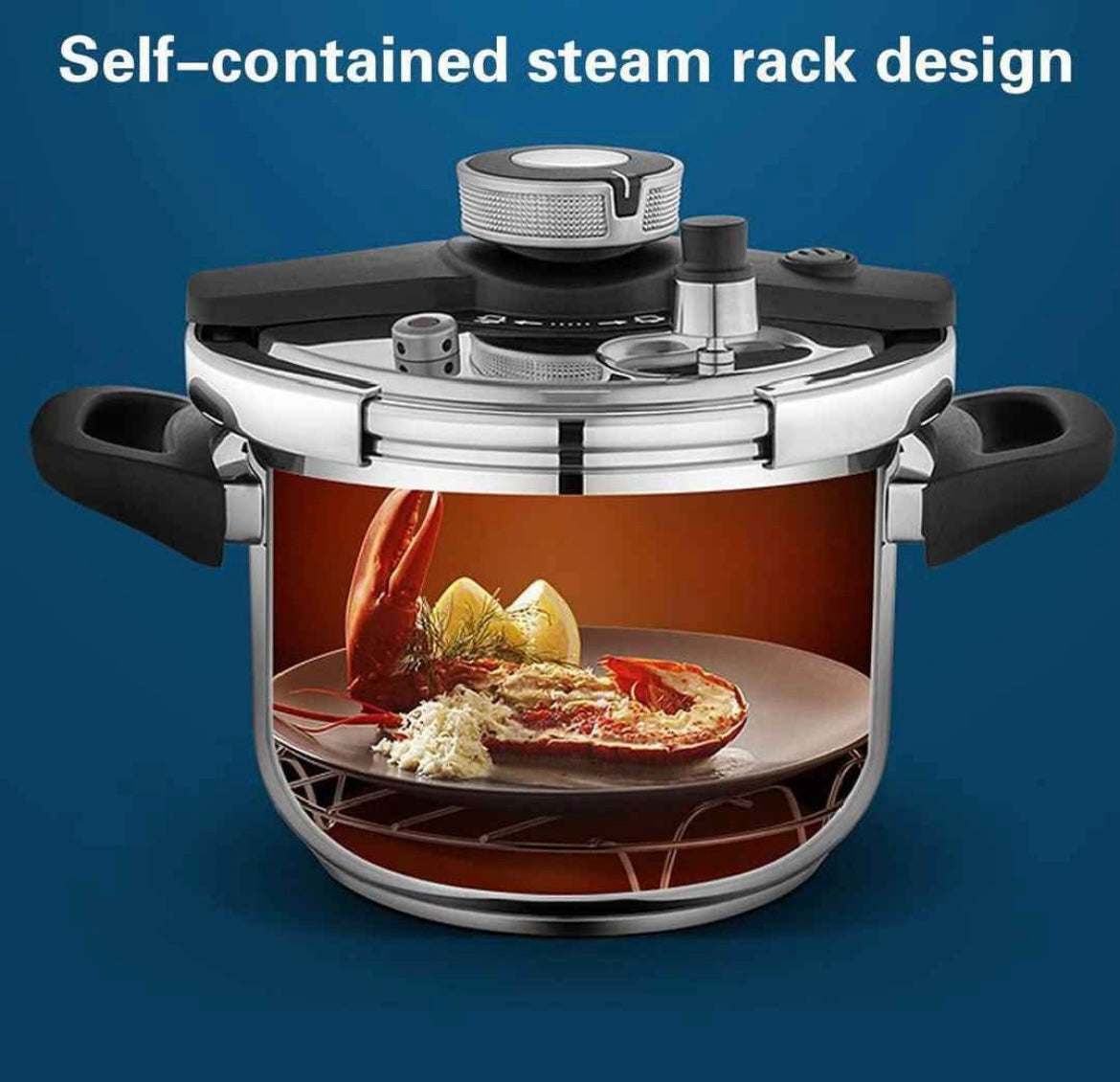 FfiMe Stainless Steel Pressure Cooker 10L 23Cm
