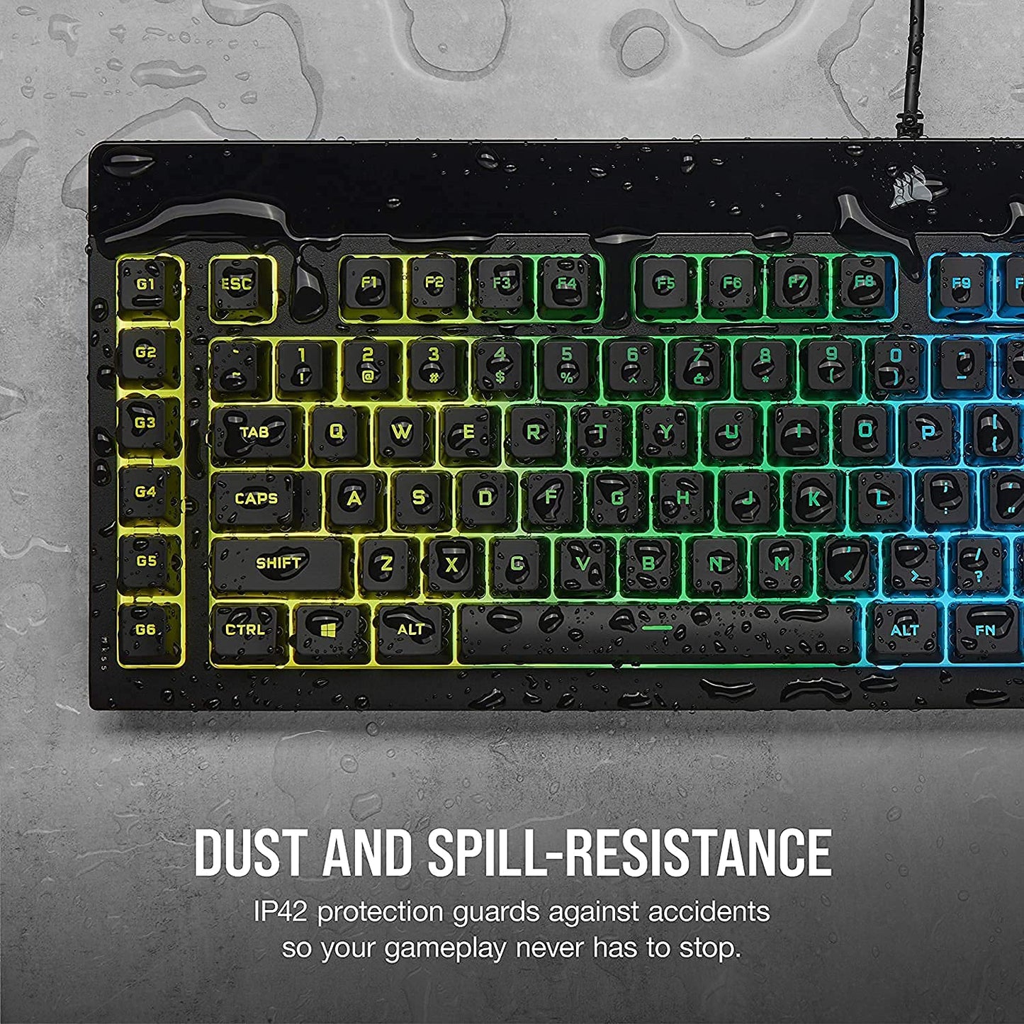 Corsair K55 RGB PRO Membrane Wired Gaming Keyboard – IP42