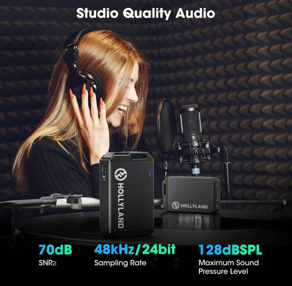 Hollyland LARK MAX Wireless Lavalier Microphone System