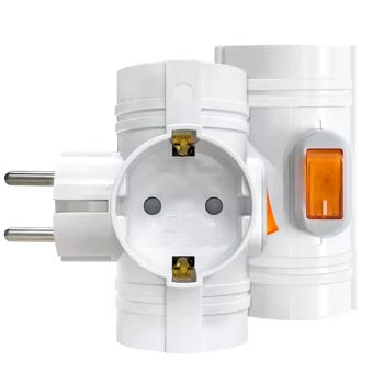 Double Plug, Double Plug for Socket 2 pcs