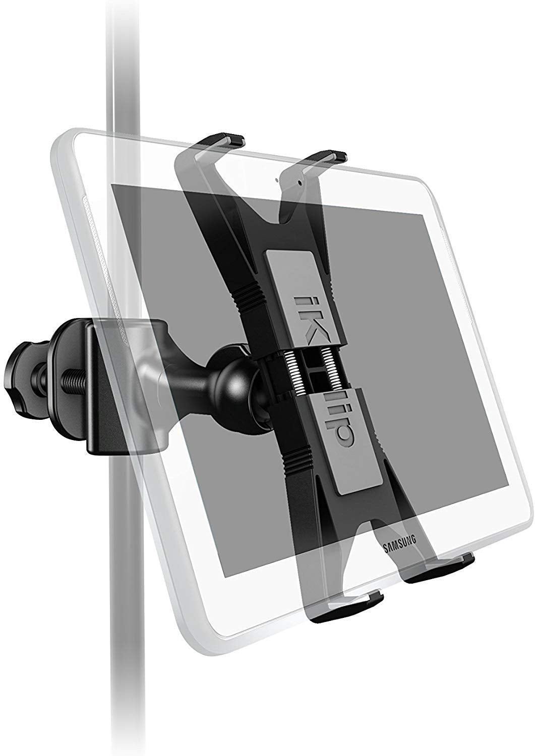 IK Multimedia Page Turner Pedal and Tablet Microphone Stand Mount Kit, Bluetooth Controller Pedal