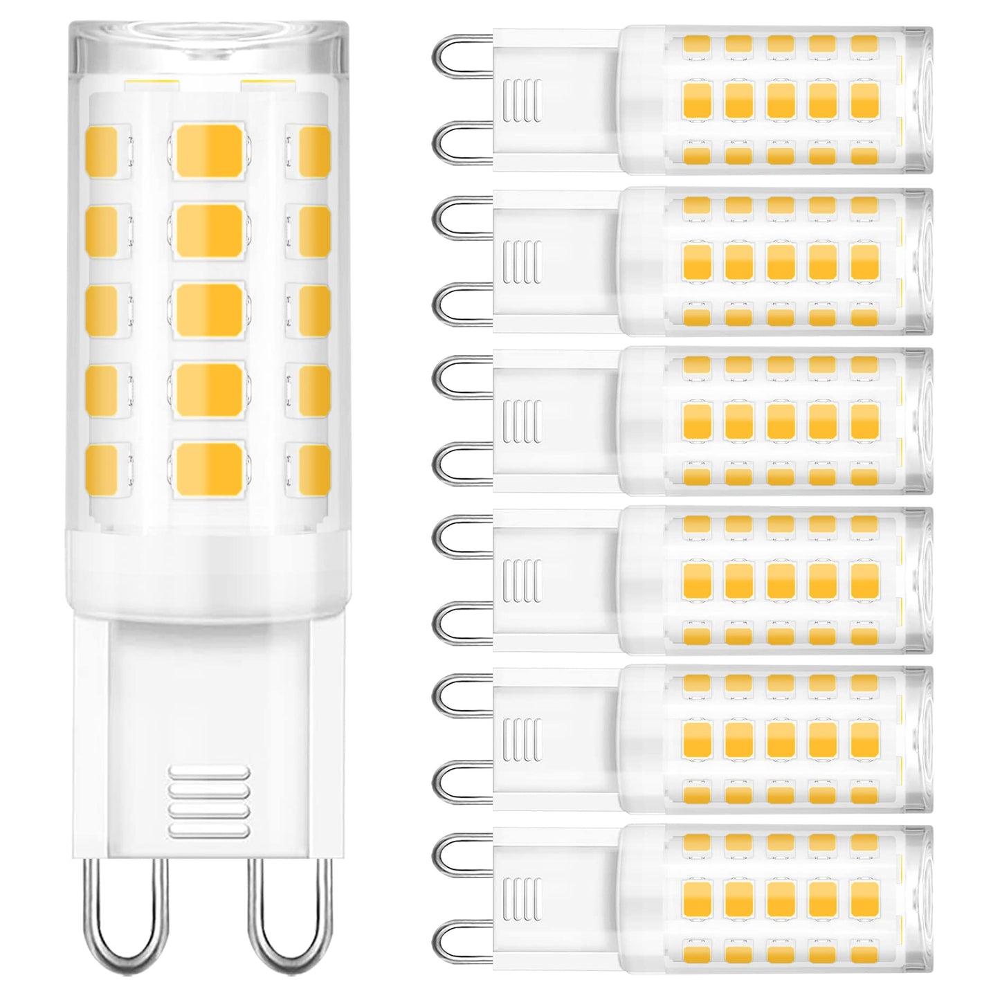 G9 LED Bulb 2700K Warm White, winshine G9 Light Bulb 4W (40W)