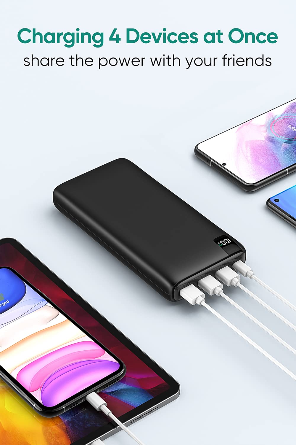 A ADDTOP Power Bank Portable Charger - 26800mAh High Capacity 22.5W