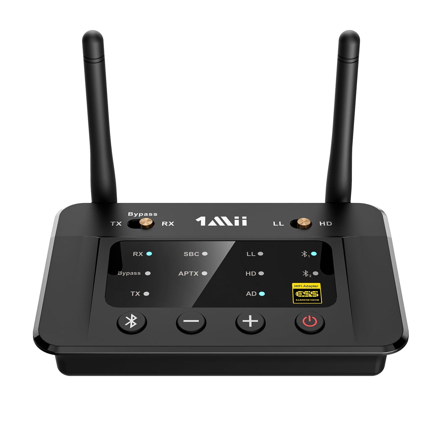 1Mii B03Pro Bluetooth 5.3 Transmitter Receiver for Home Stereo TV