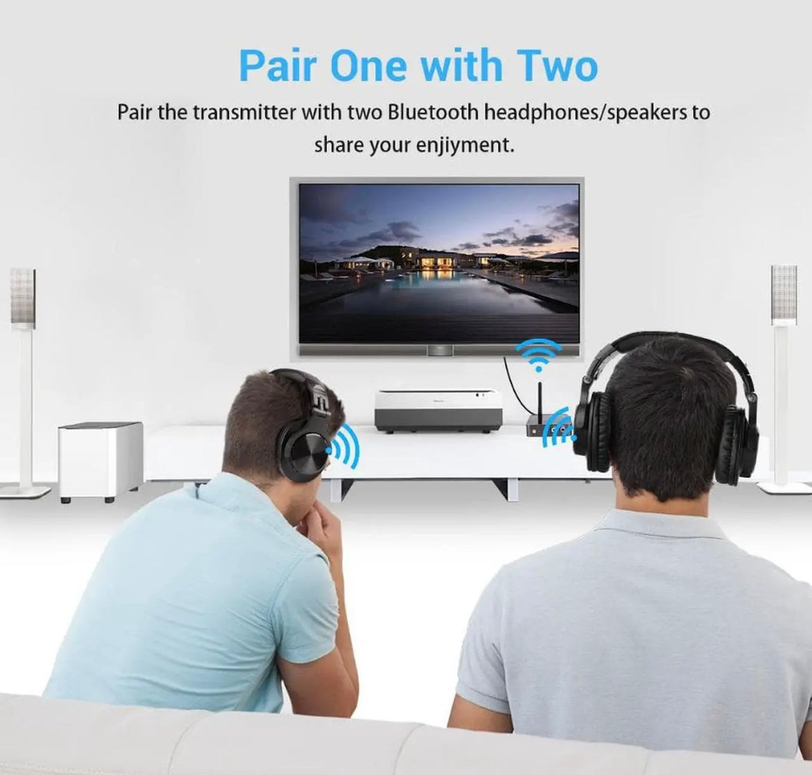 EKSA Bluetooth 5.0 Audio Transmitter Receiver