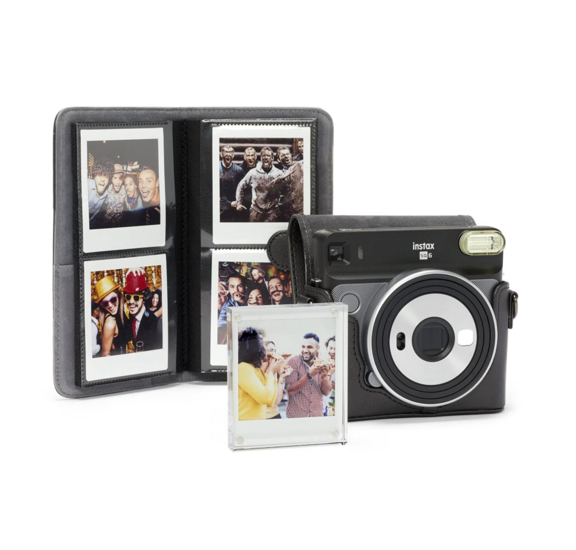 Instax SQ6 Accessory Pack Containing, Ready-to-Take Camera Case, 80 Image Photo Album