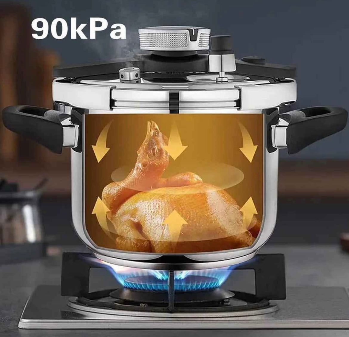 FfiMe Stainless Steel Pressure Cooker 10L 23Cm