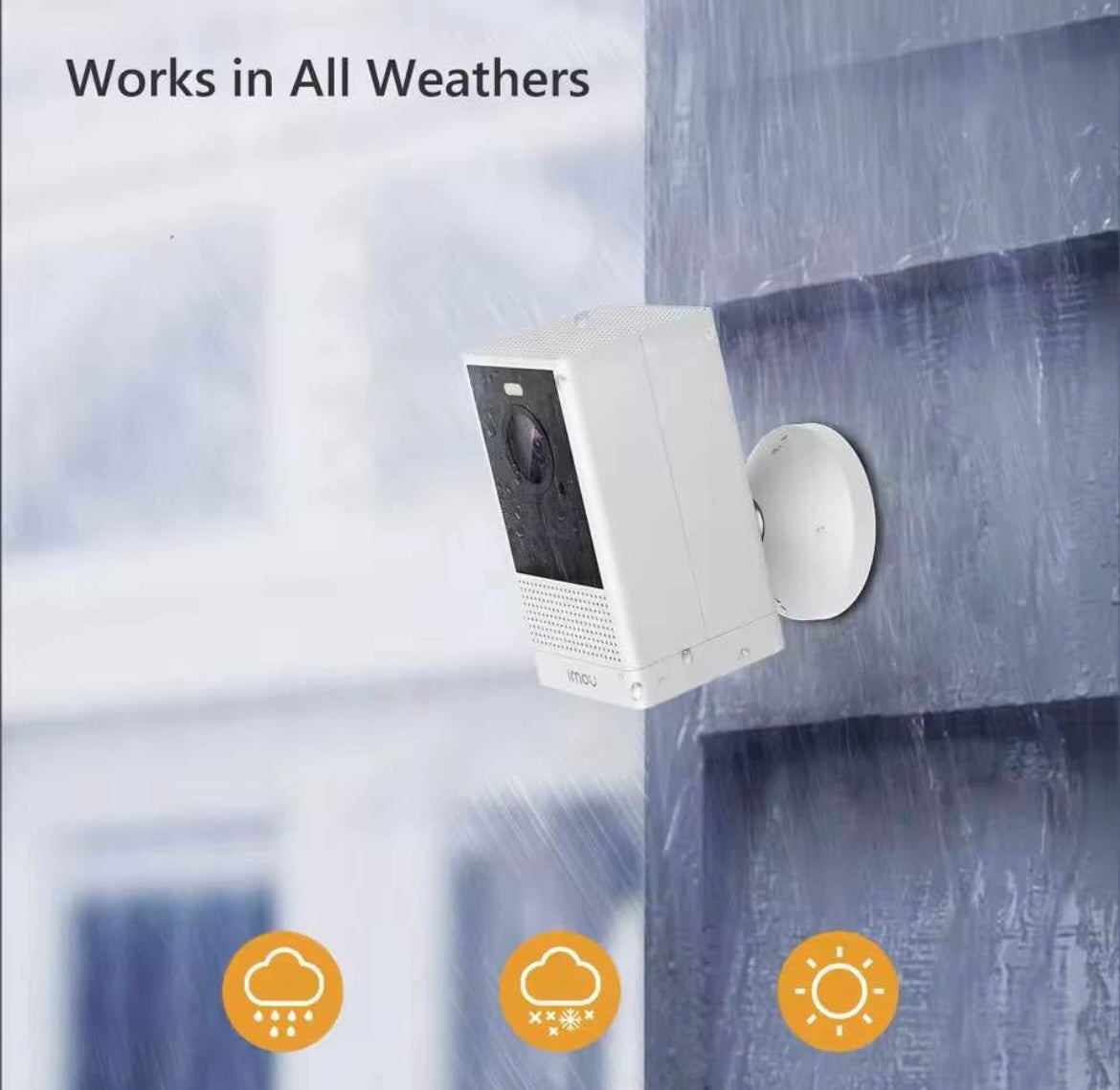 IMOU Cell 2 4MP BatteryCamera Wireless Dual Band Wifi Durable Waterproof Full Colour