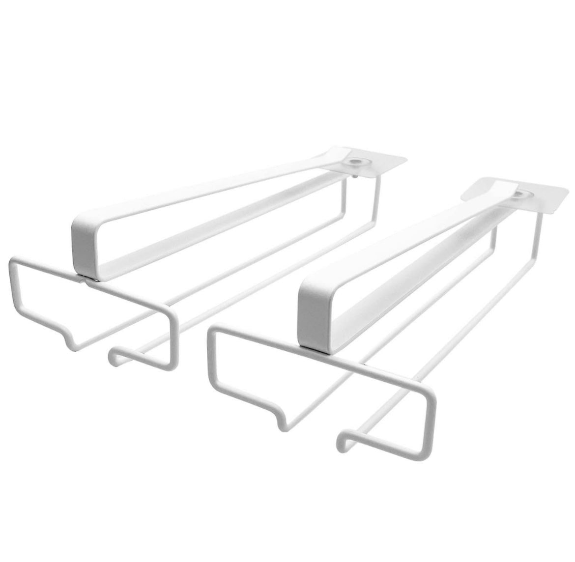 LINFIDITE 2 Pack Wine Glass Rack Under Cabinet Stemware