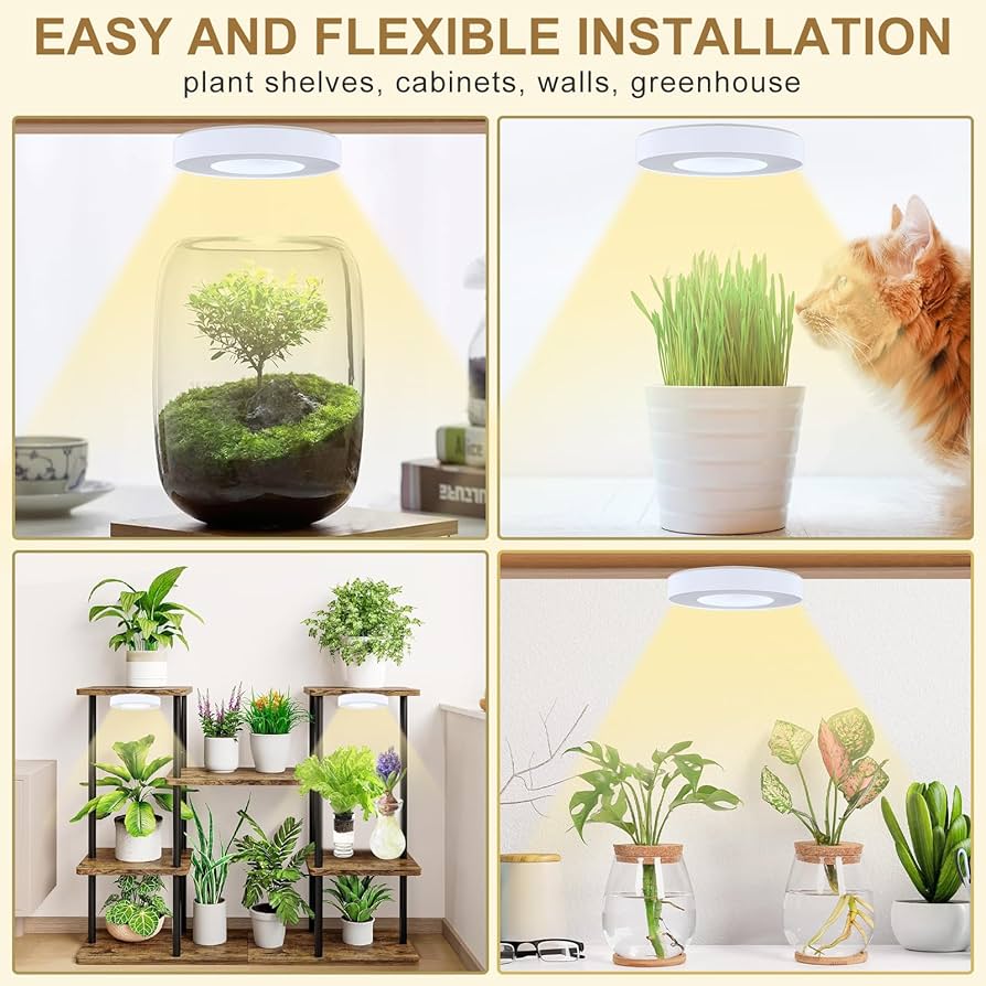 Grow Light for Indoor Plants, 96 LED Full Spectrum Plant Lights with Auto On/Off Timer (4/8/12H)