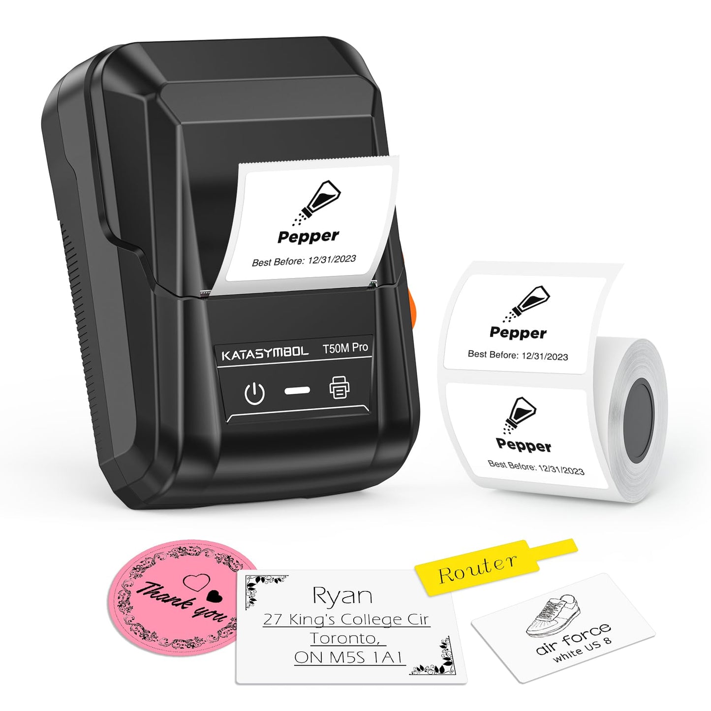 SUPVAN T50M Pro Bluetooth Label Maker Machine with Tape