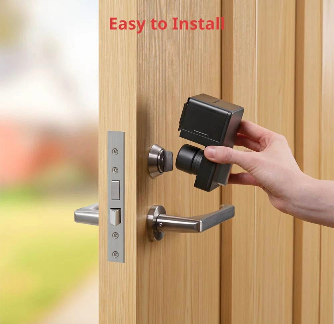 SwitchBot Smart Lock, Bluetooth Electronic Deadbolt Keyless Entry Door Lock for Front Door