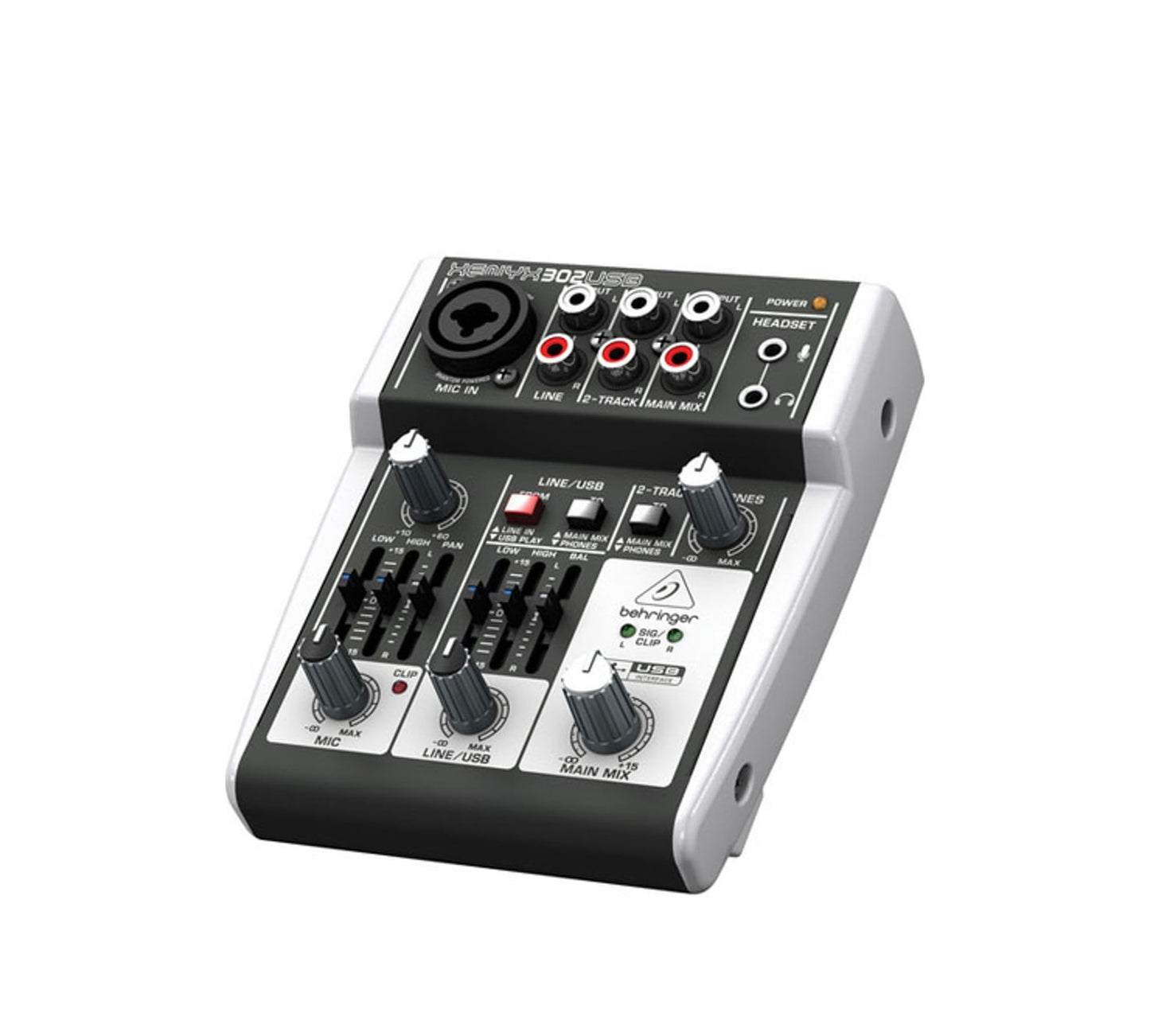 Behringer XENYX 302USB Premium 5-Input Mixer with XENYX Mic Preamp and USB/Audio Interface