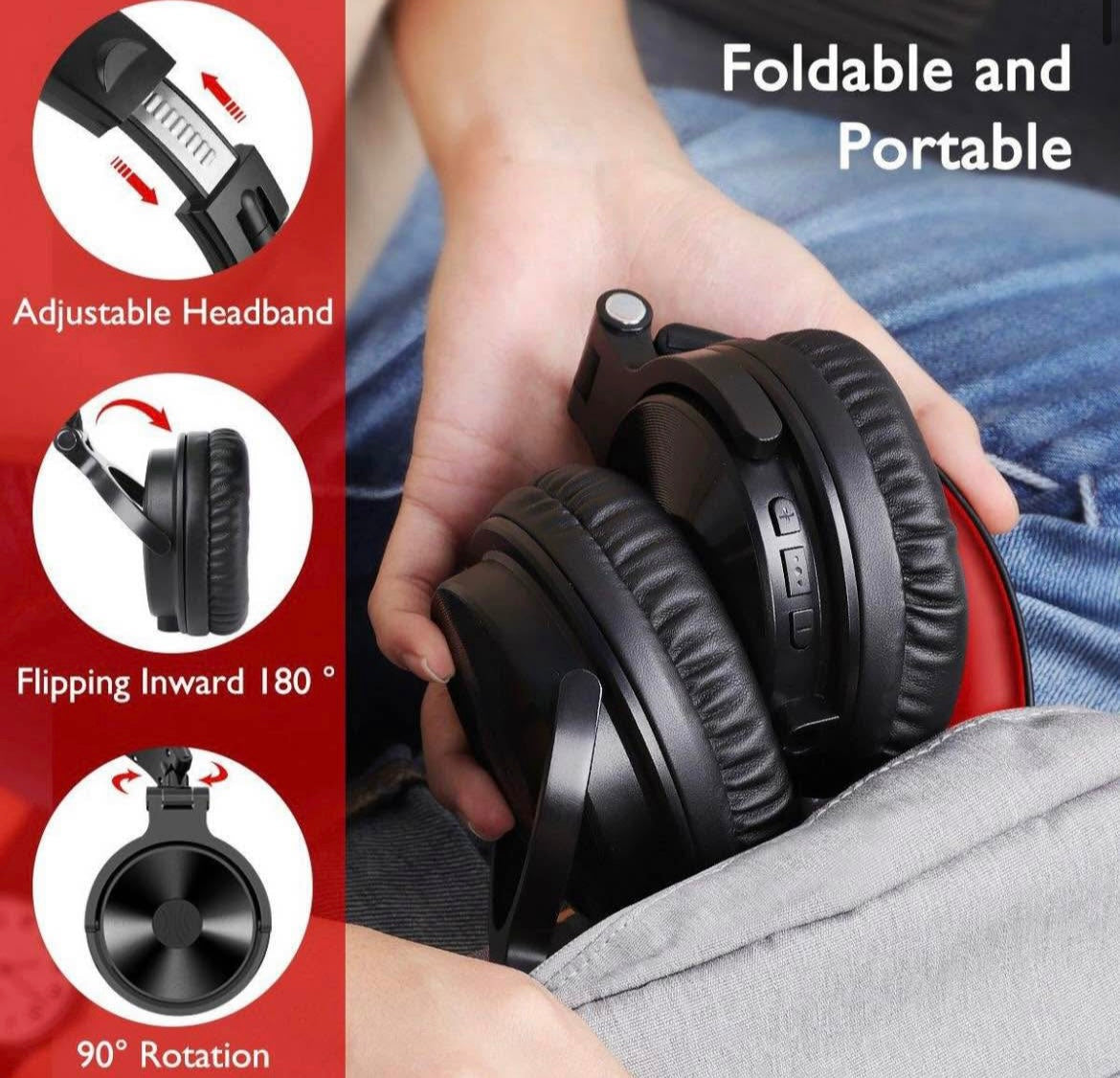 OneOdio ProC Wireless Bluetooth Headphones and Wired Mode