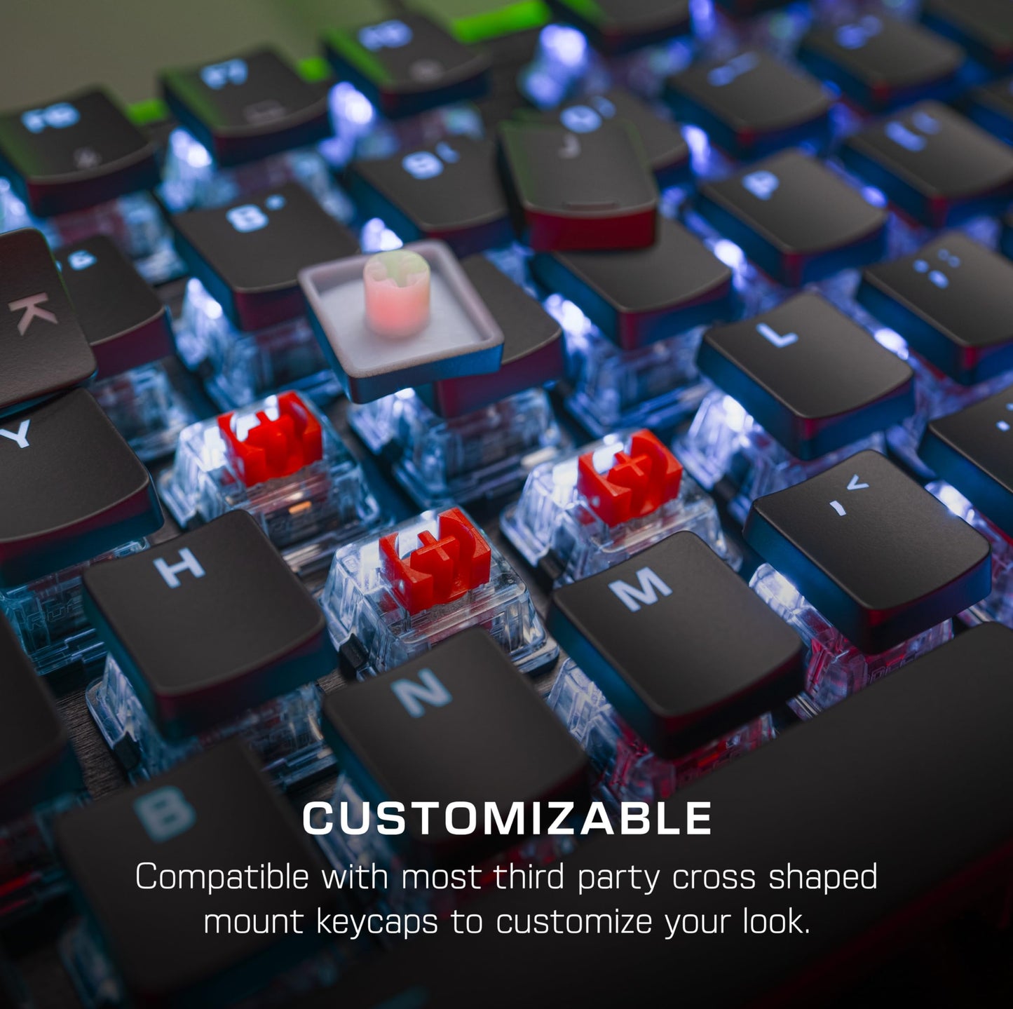 Turtle Beach Vulcan II – Full-Size PC Gaming Keyboard, Titan II Mechanical Switches