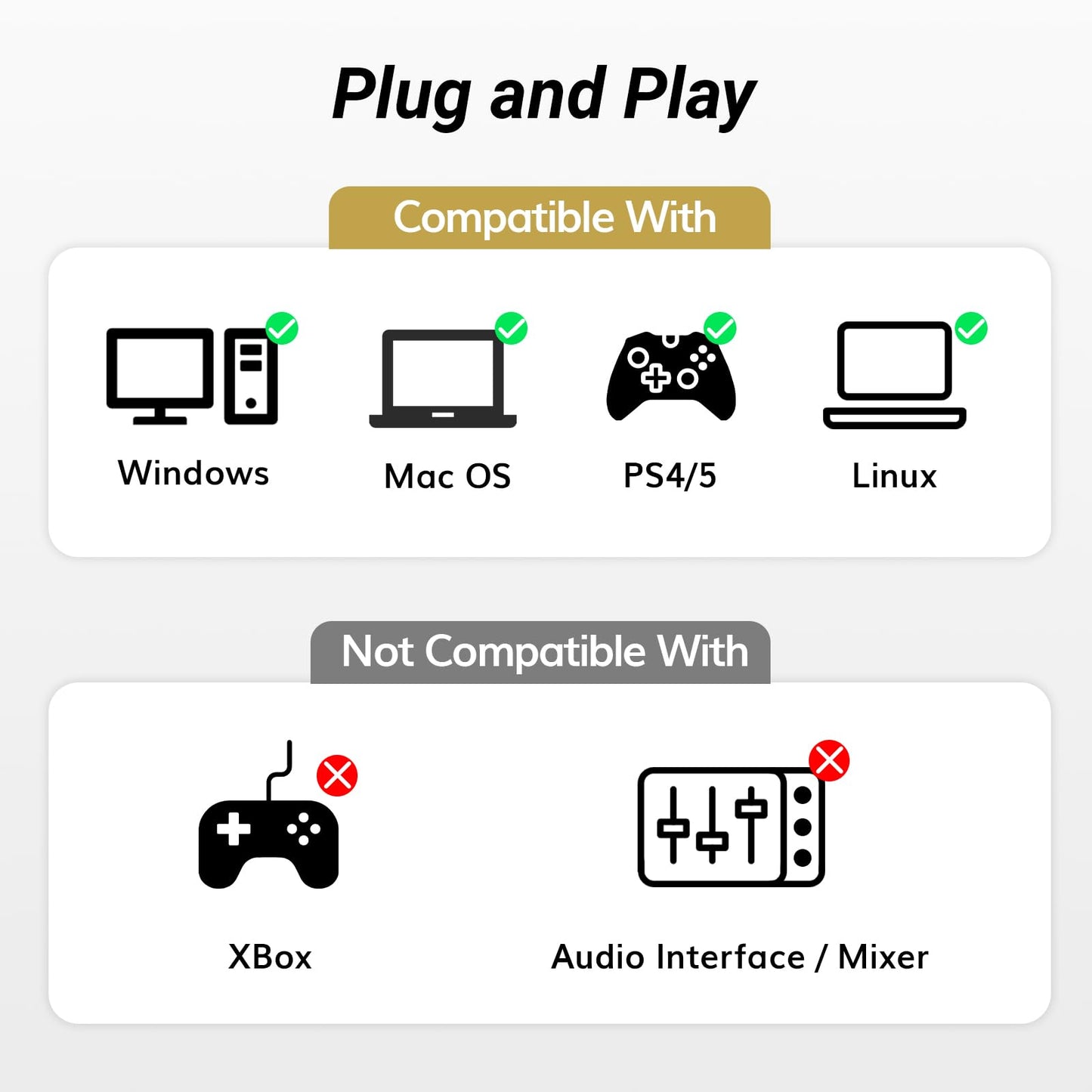 TONOR USB Podcast Microphone, Gaming PC Studio Streaming Mic Kit