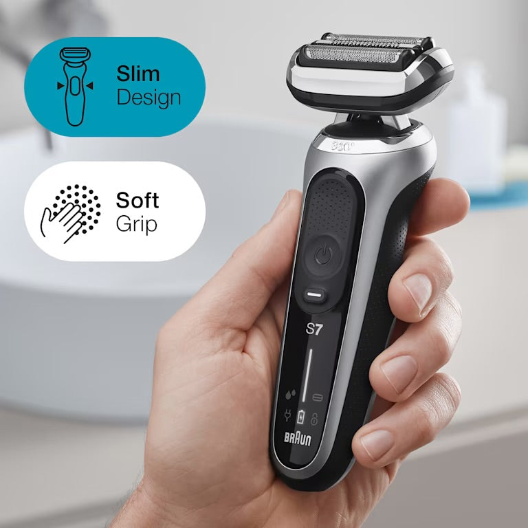 Braun Series 7 71-S7200cc Wet & Dry shaver with SmartCare centre