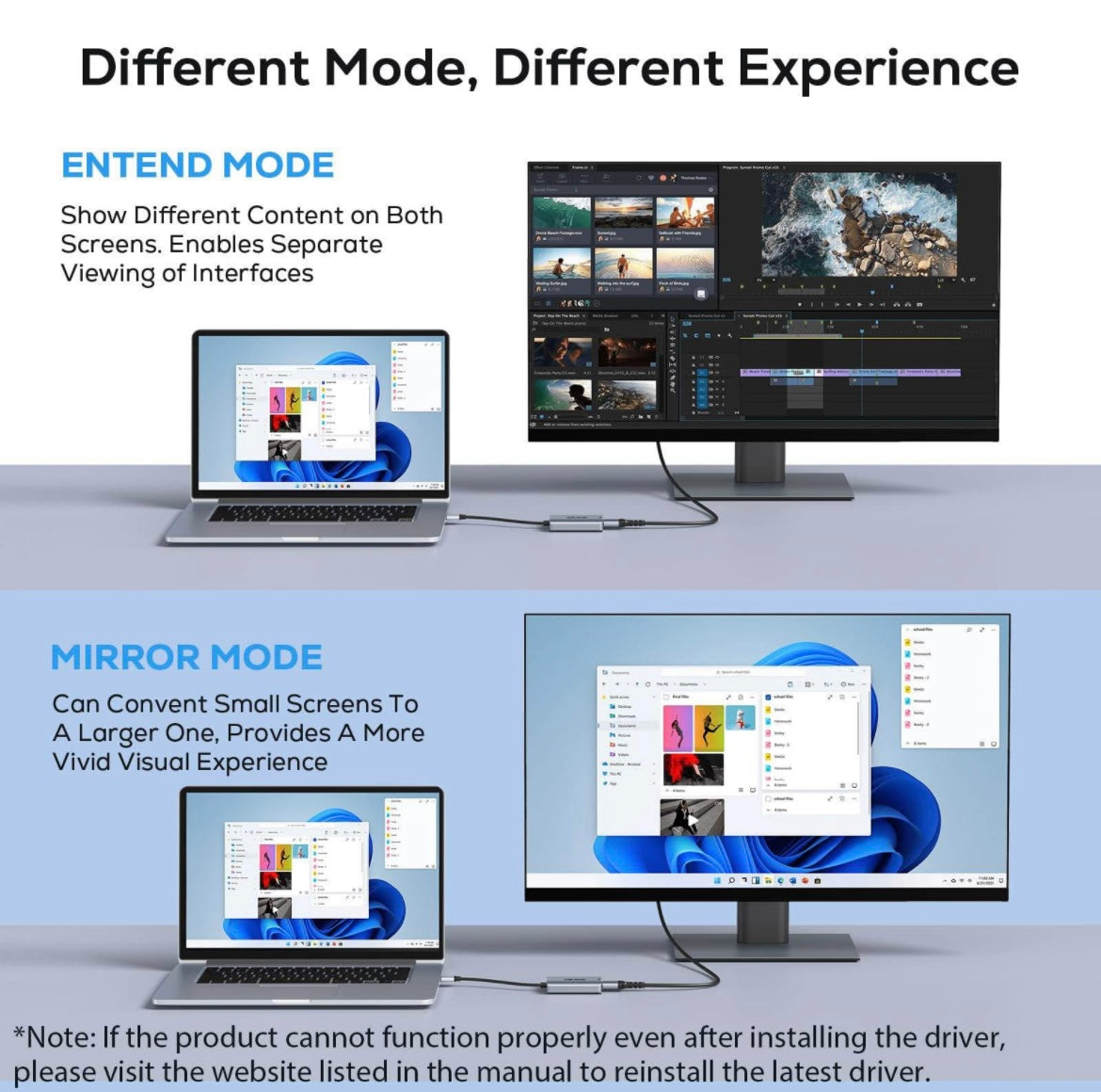 ABLEWE USB to HDMI Adapter, Upgraded Aluminum HDMI to USB 3.0