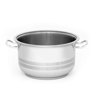 HASCEVHER GASTRO STAINLESS STEEL COOKING POT 26Cm 8L