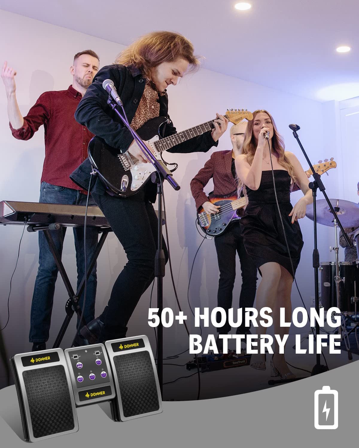 Donner Bluetooth Page Turner Pedal for Tablets and Phones Rechargeable
