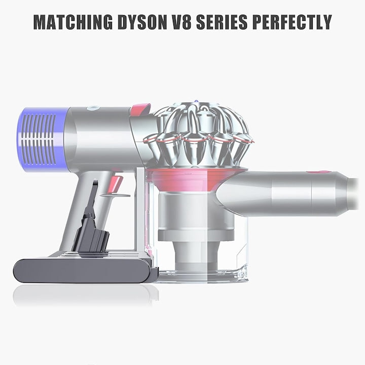 8000mAh battery for Dyson V8, 21.6 V battery with display