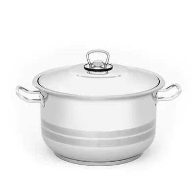 HASCEVHER GASTRO STAINLESS STEEL COOKING POT 26Cm 8L
