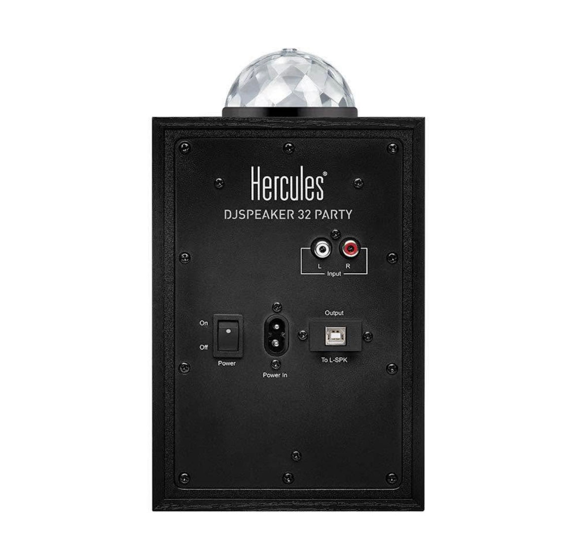 Hercules DJSpeaker 32 Party | 15-Watt RMS monitor speakers with tempo-synced light show