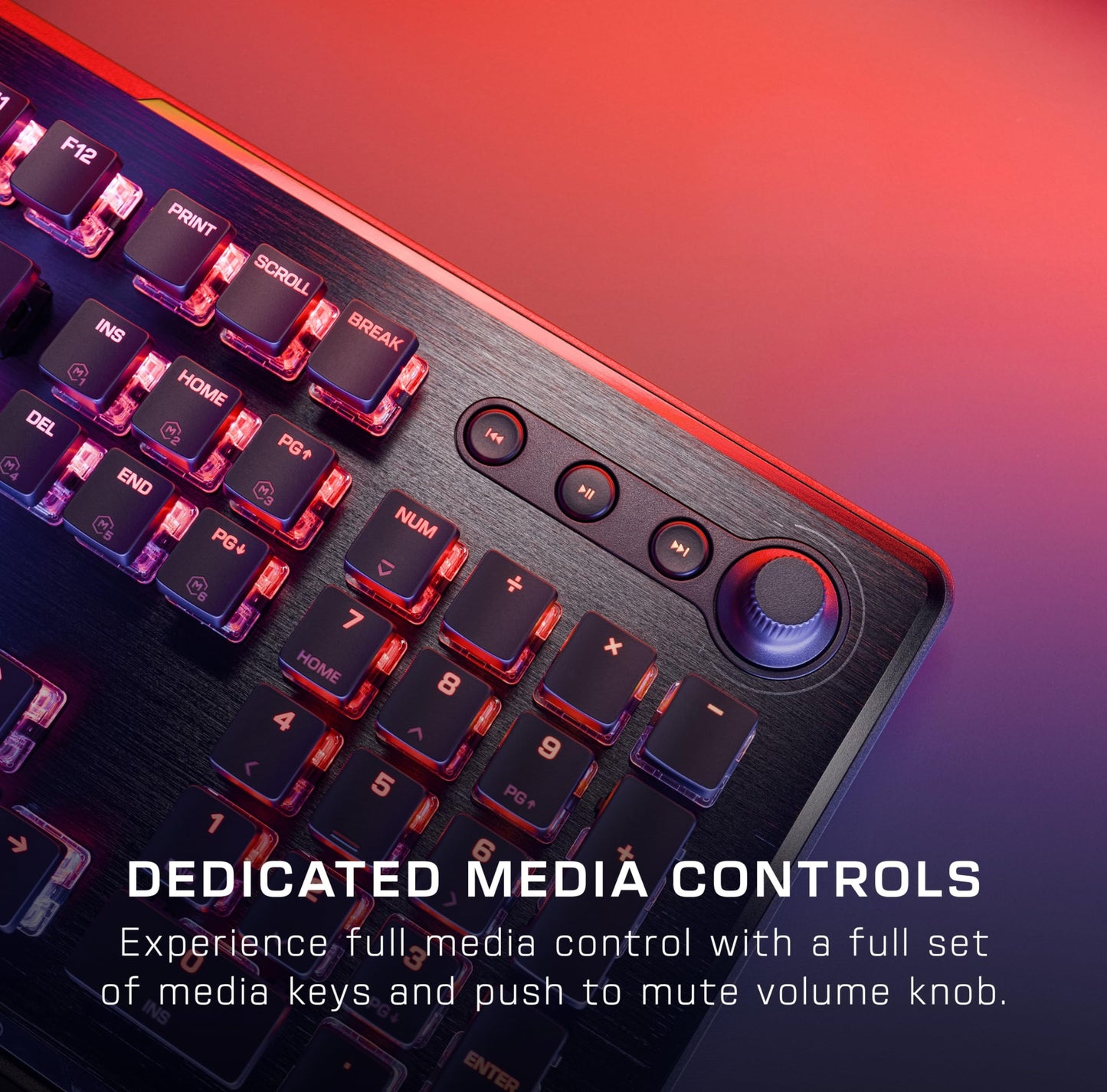 Turtle Beach Vulcan II – Full-Size PC Gaming Keyboard, Titan II Mechanical Switches