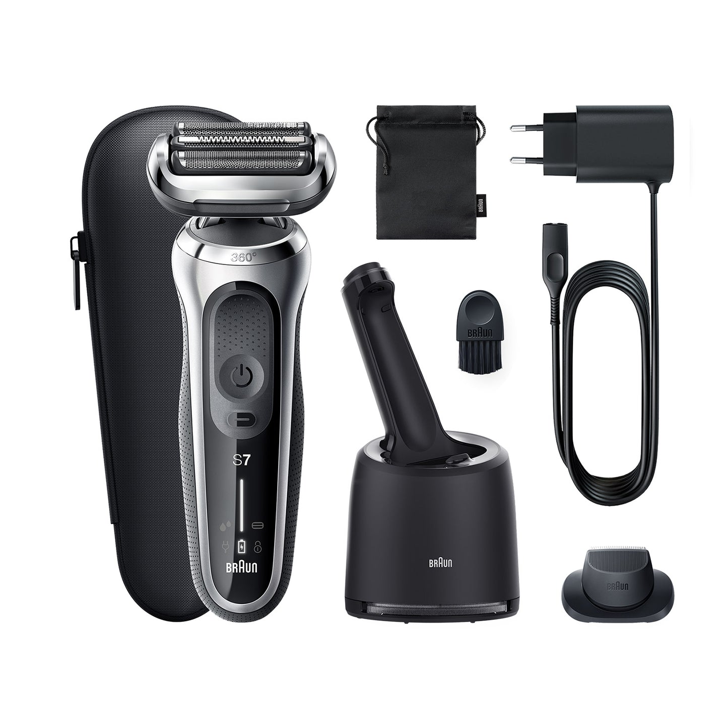 Braun Series 7 71-S7200cc Wet & Dry shaver with SmartCare centre