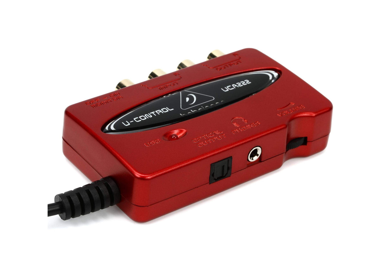 Behringer U-CONTROL UCA222 Ultra-Low Latency 2 In/2 Out USB Audio Interface with Digital Output