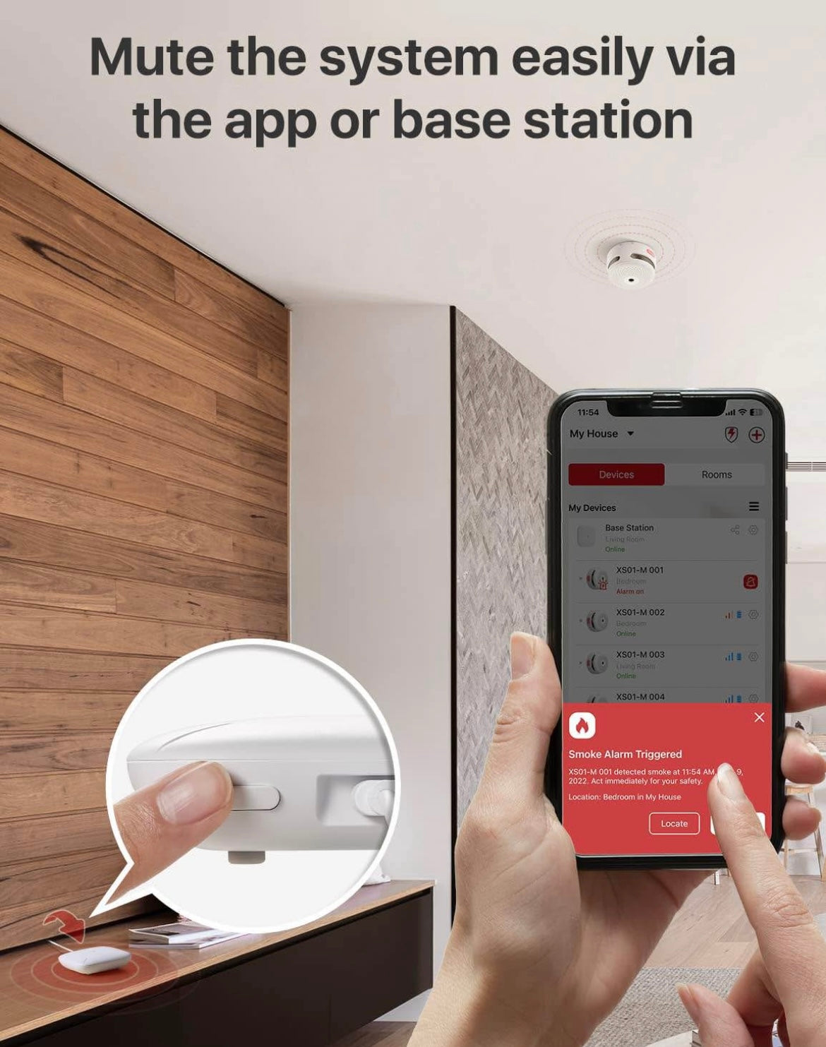 X-Sense Smart Home Base Station, 2.4 GHz Wi-Fi Required, Enhance Your Home Safety Network