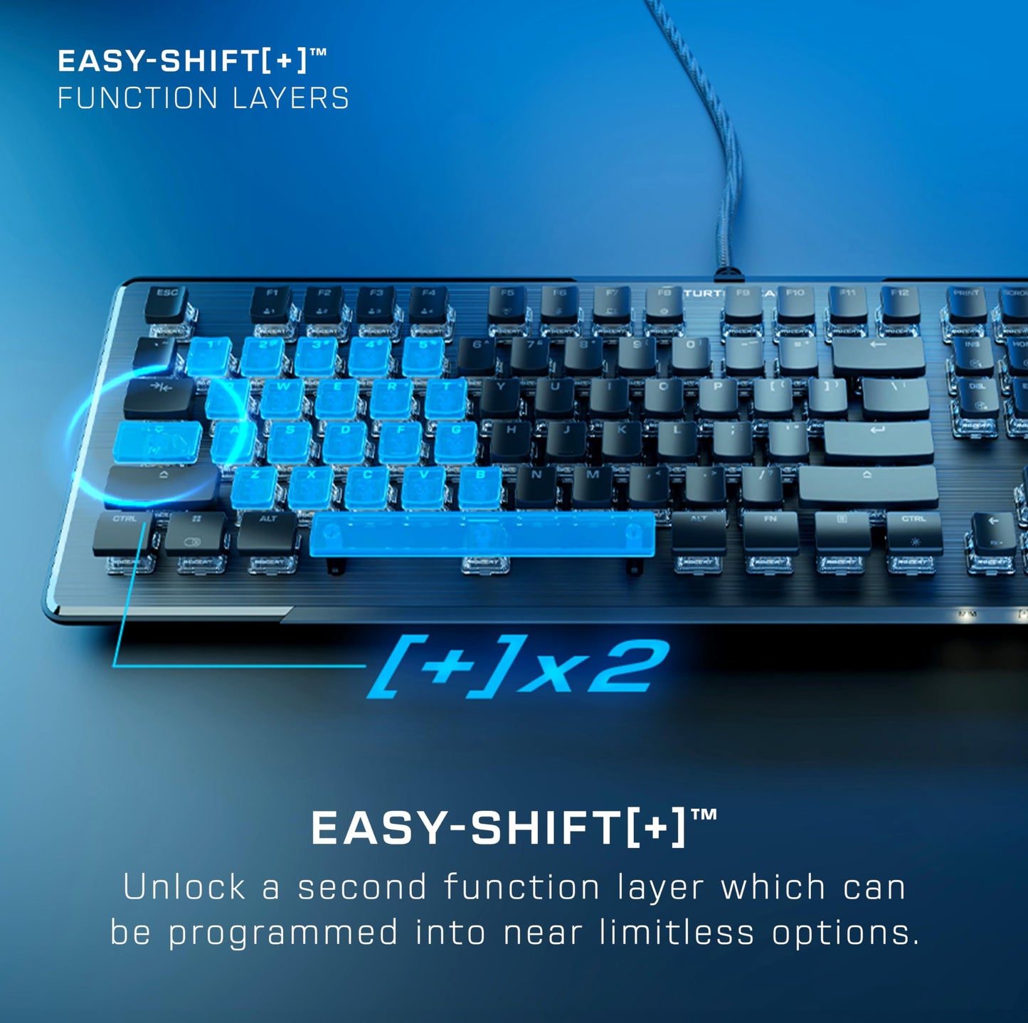 Turtle Beach Vulcan II – Full-Size PC Gaming Keyboard, Titan II Mechanical Switches