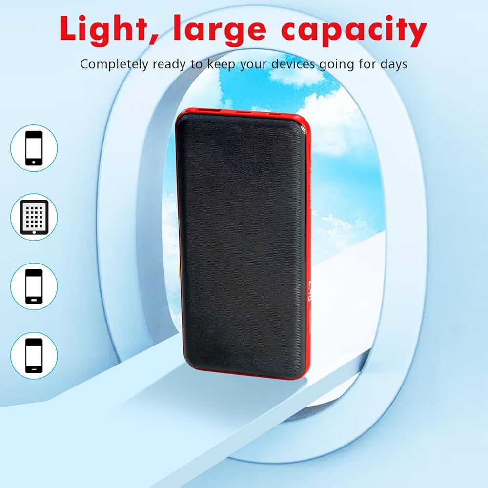 2-Pack Power Bank Portable Charger 10600mAh