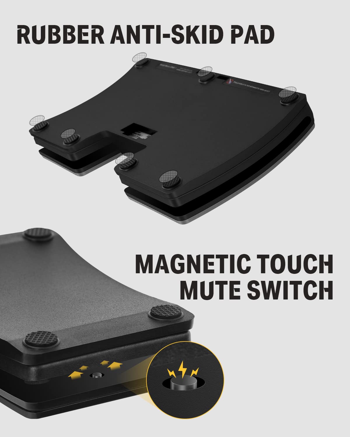 Donner Bluetooth Page Turner Pedal for Tablets and Phones Rechargeable