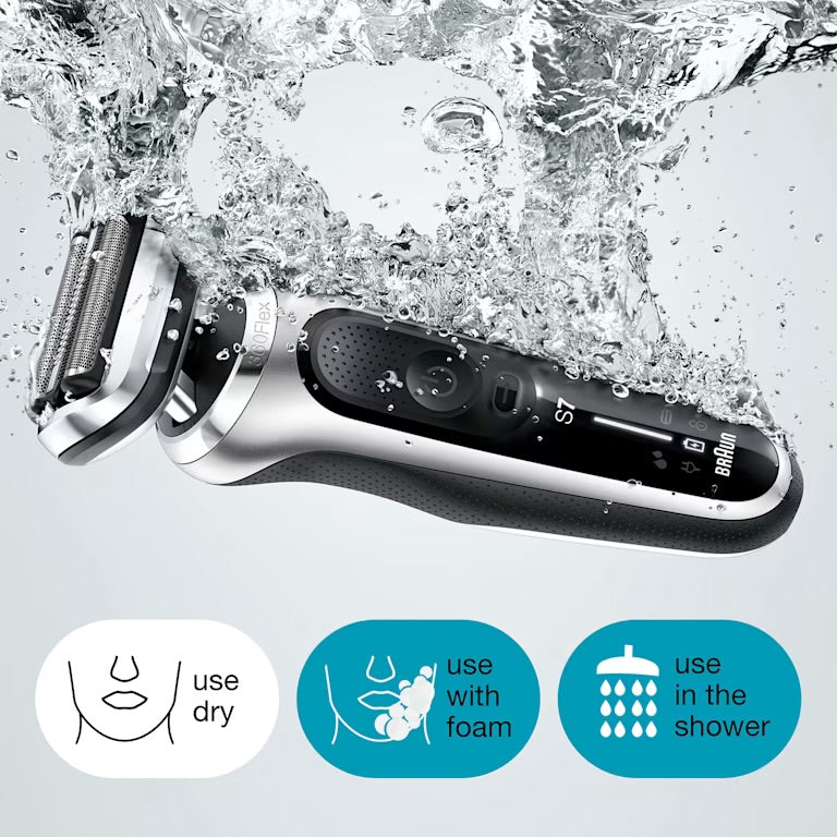 Braun Series 7 71-S7200cc Wet & Dry shaver with SmartCare centre