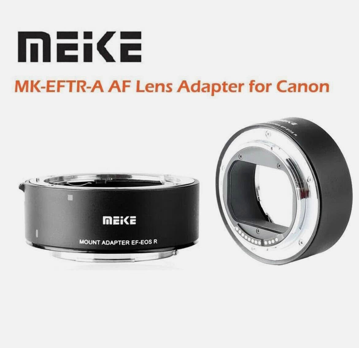 MEIKE MK-EFTR-A Auto Lens Adapter for Canon EF/EF-S/RF Lens to Canon EOS-R Mount