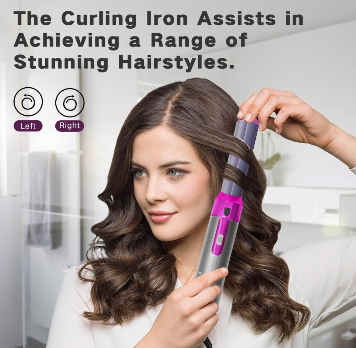 New Updated 5 in 1 Hair Styler, Hot Air Brush, Hair Dryer Brush, Hair Curler, Air Styler, Hair Dryer