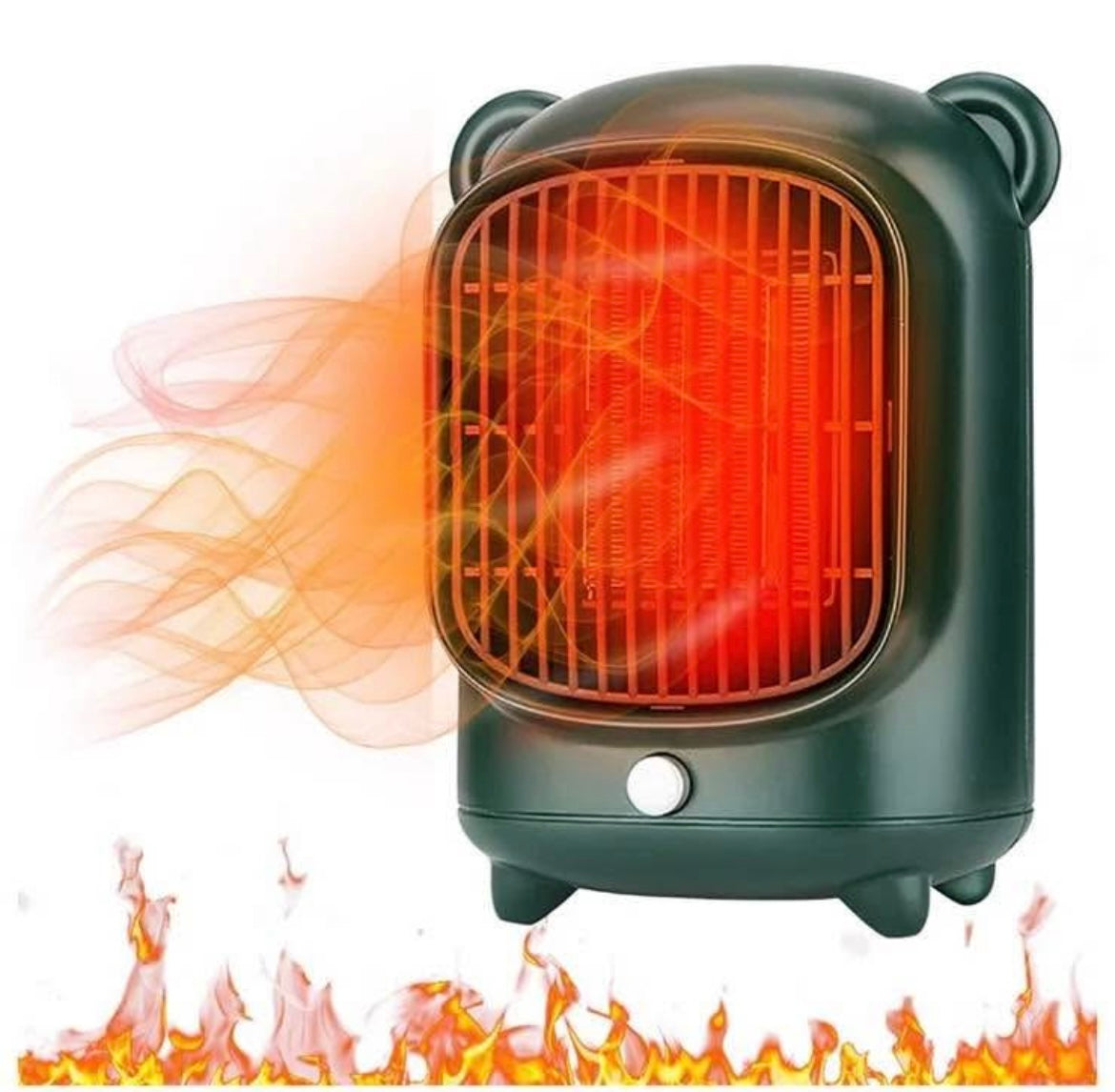 Mini Desktop PTC Ceramics Heating Fan Mute