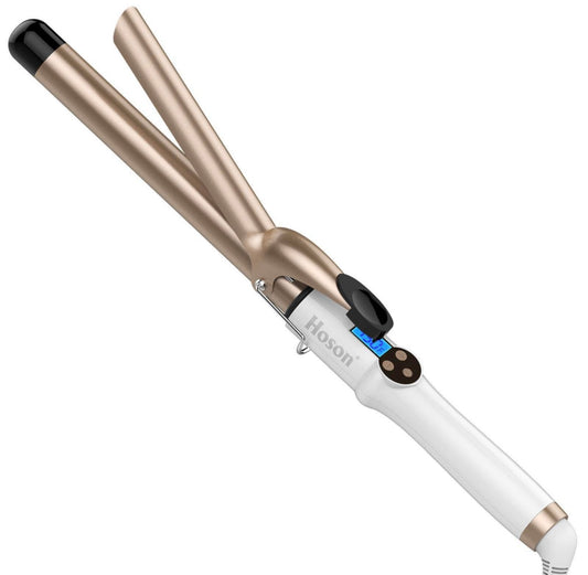 Hoson - Professional 1-inch curling iron, tube with professional tourmaline ceramic coating