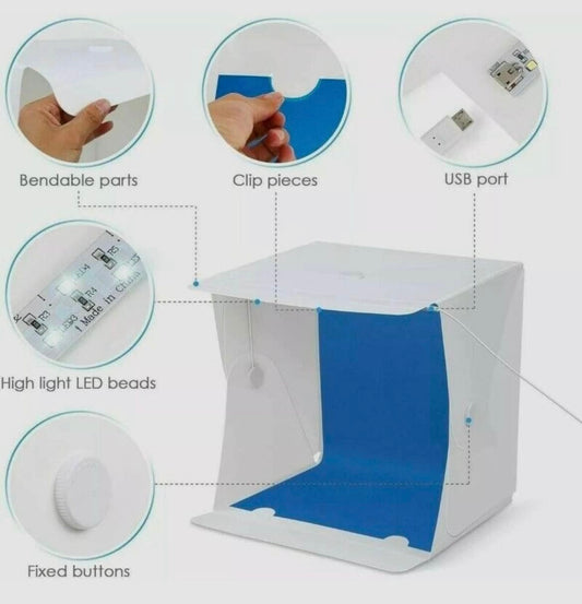 AMZDEAL 40x40 CM Portable Studio Light Box