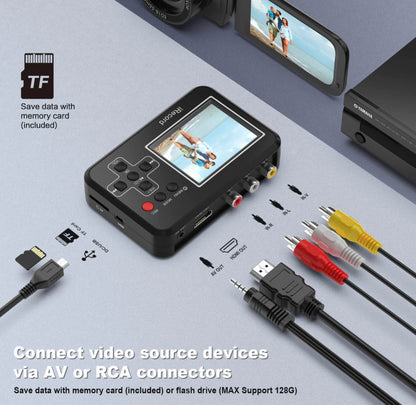 DIGITNOW! Video Capture Vhs to Digital Converter Records Video Tapes to Memory Card