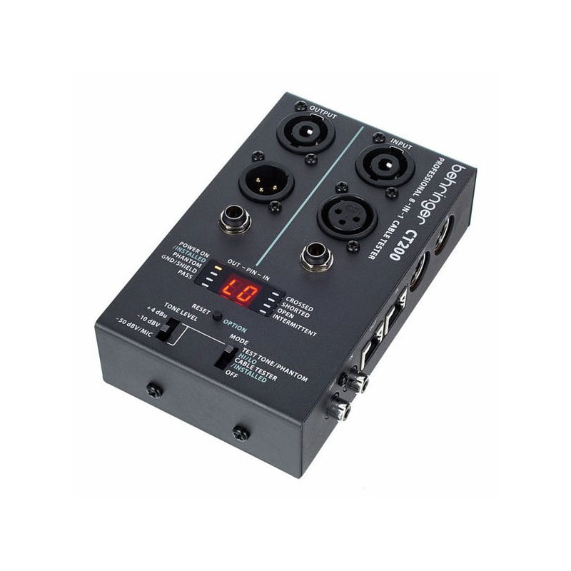 Behringer CT200 Microprocessor-Controlled 8-in-1 Cable Tester