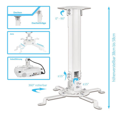 Savonga® video projector ceiling mount