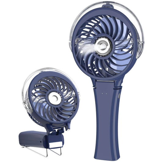 HandFan Upgraded Portable Handheld Misting Fan, Rechargeable Personal Mister Fan, Spray Water