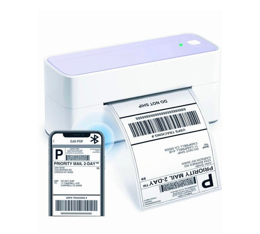 Bluetooth Thermal Shipping Label Printer 4x6 for Business Package Lot