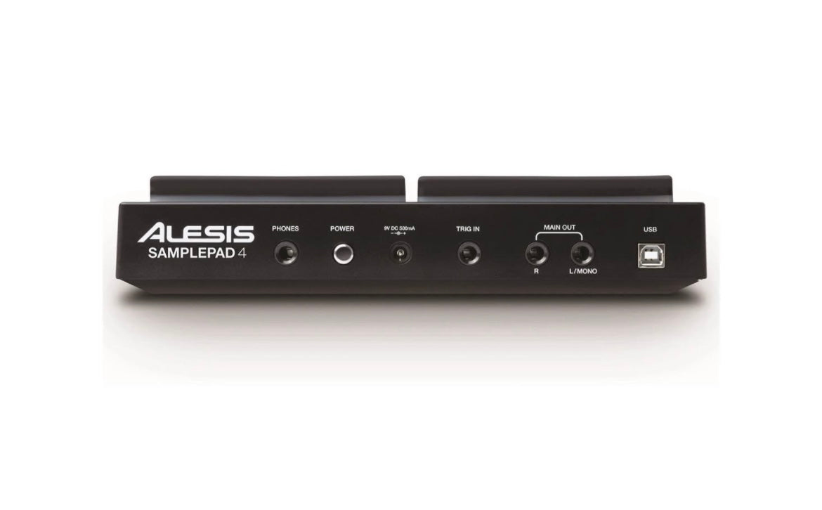 Alesis Sample Pad 4 | Compact Percussion and Sample Triggering Instrument with 4 Velocity Sensitive