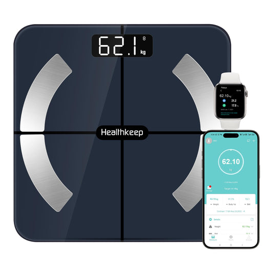 Healthkeep Scales for Body Weight with App 13 Body Composition Metrics