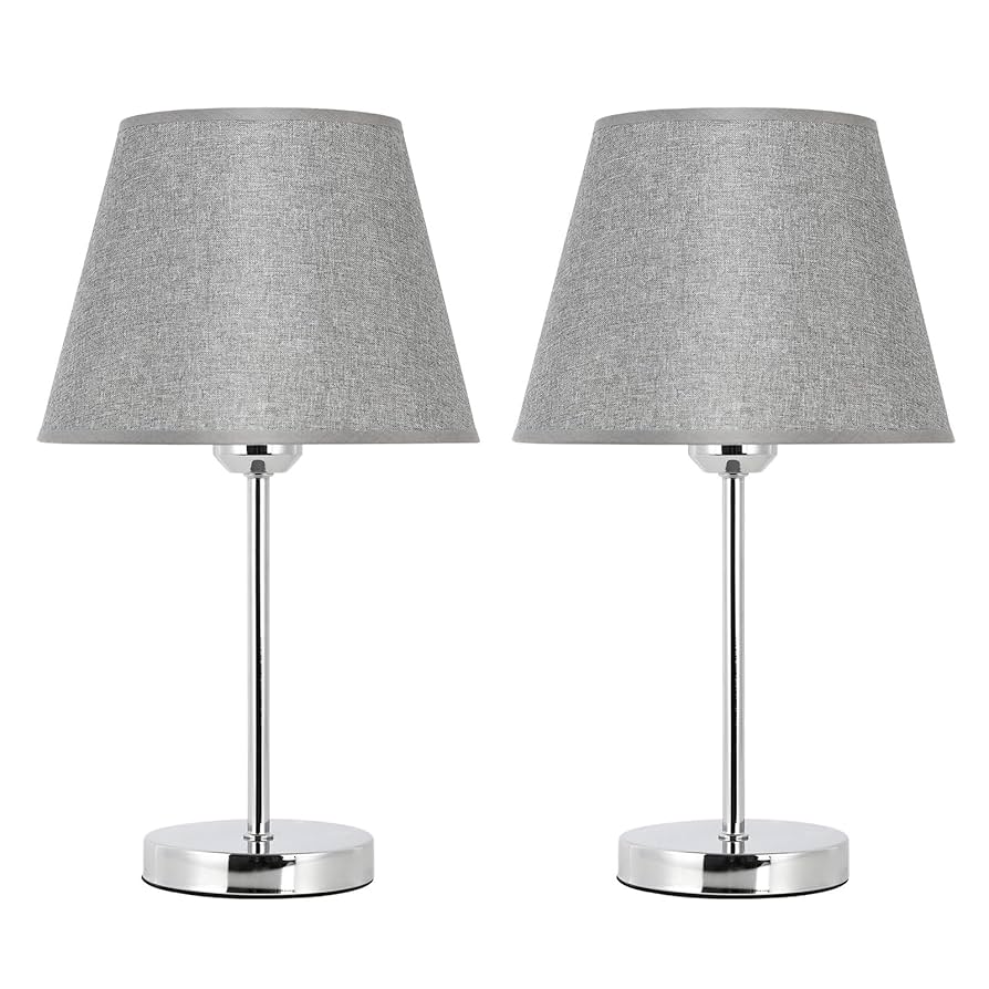 Table Lamps Set of 2 Bedside Lamps Bedside Lamps Set of 2 Modern Small Desk Reading Lamp for Bedroom