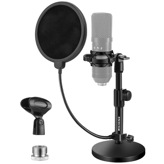BILIONE Multifunctional Desktop Microphone Stand